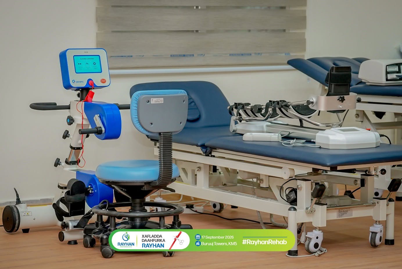 Modern treatment equipment at Rayhan Centre