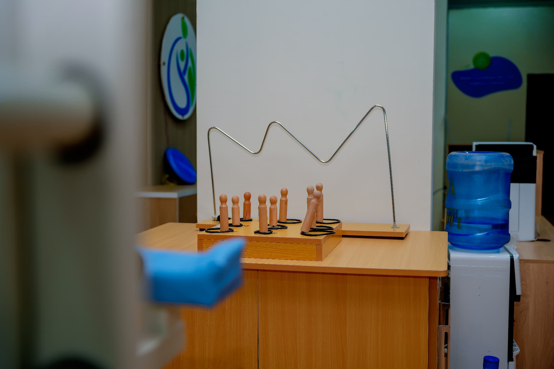 Hand and fine-motor rehabilitation equipment at Rayhan Centre