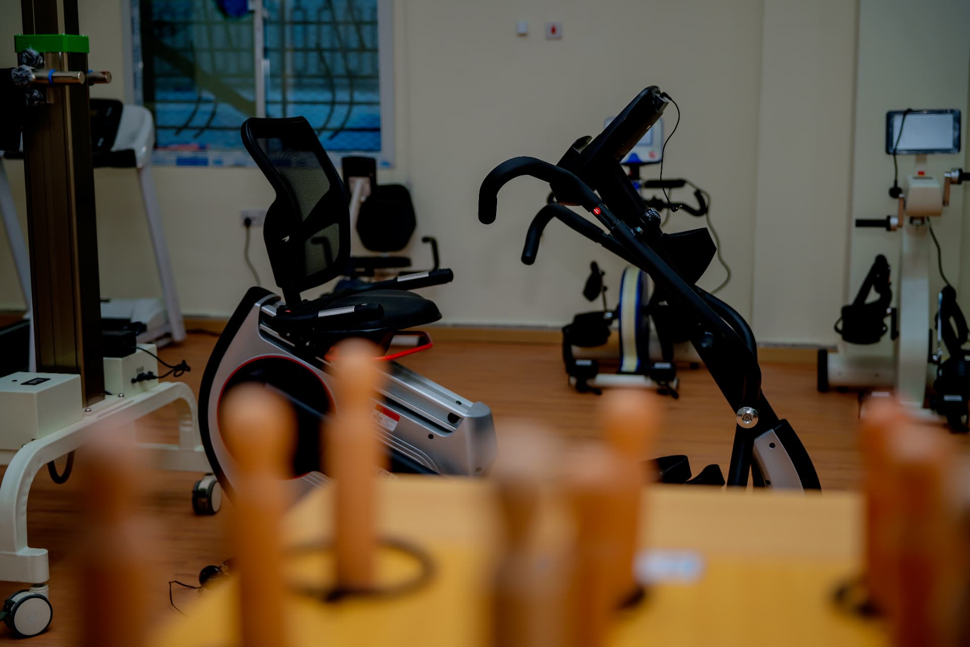 Cardiovascular rehabilitation equipment inside Rayhan Centre
