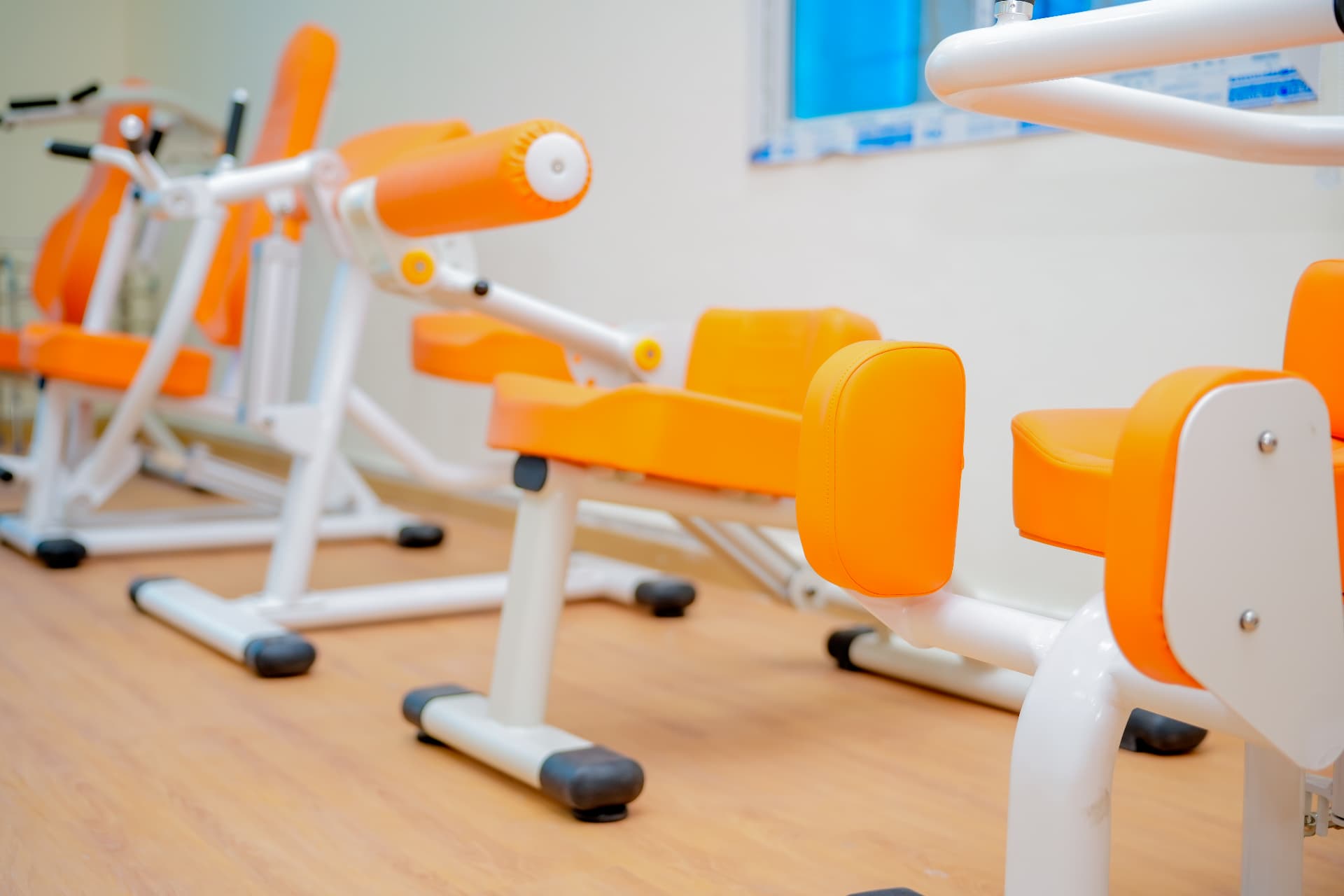 Bright strength and movement equipment at Rayhan Centre